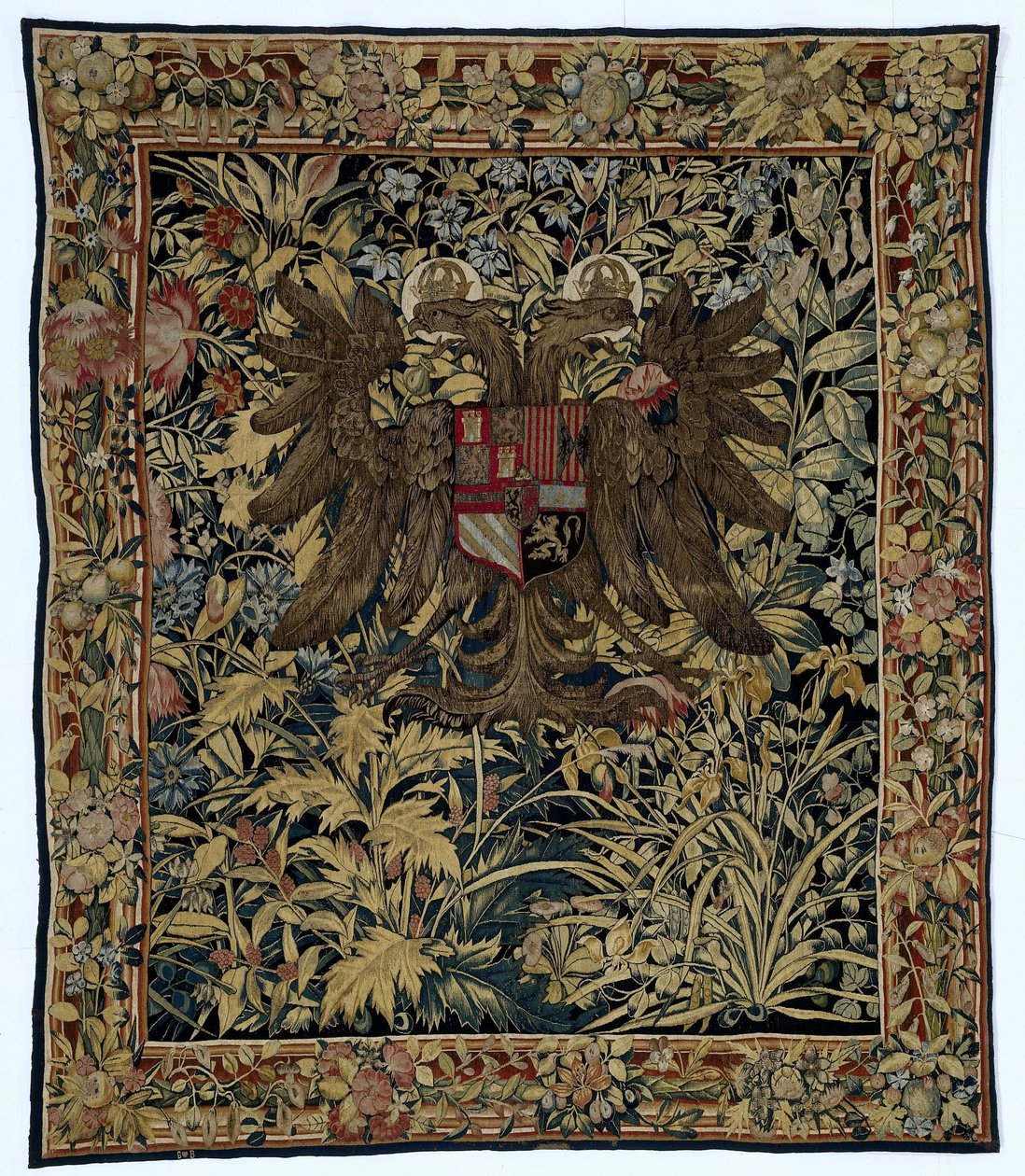 Tapisserie avec les armes de l
