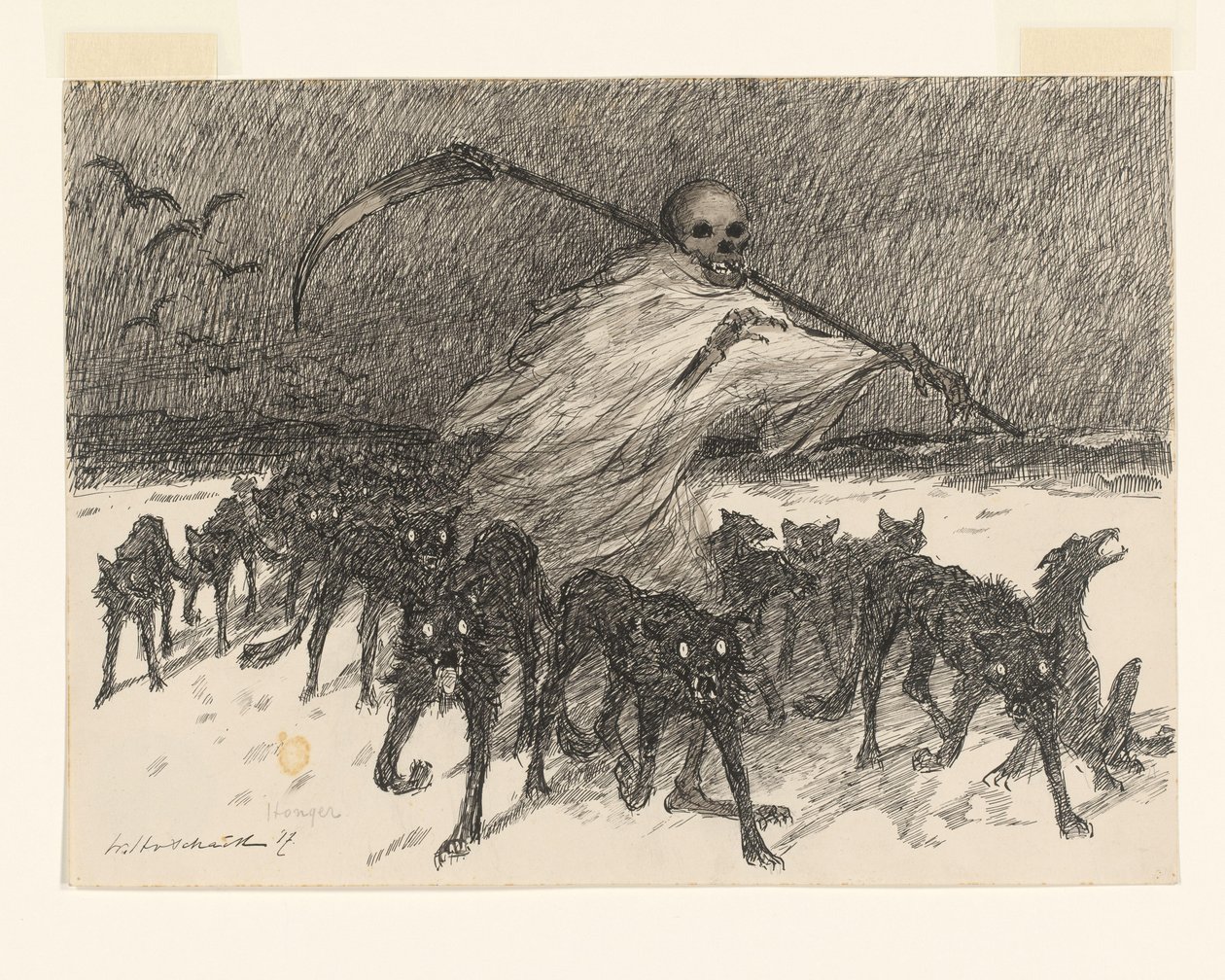 Faim - Willem van Schaik (signed by artist)