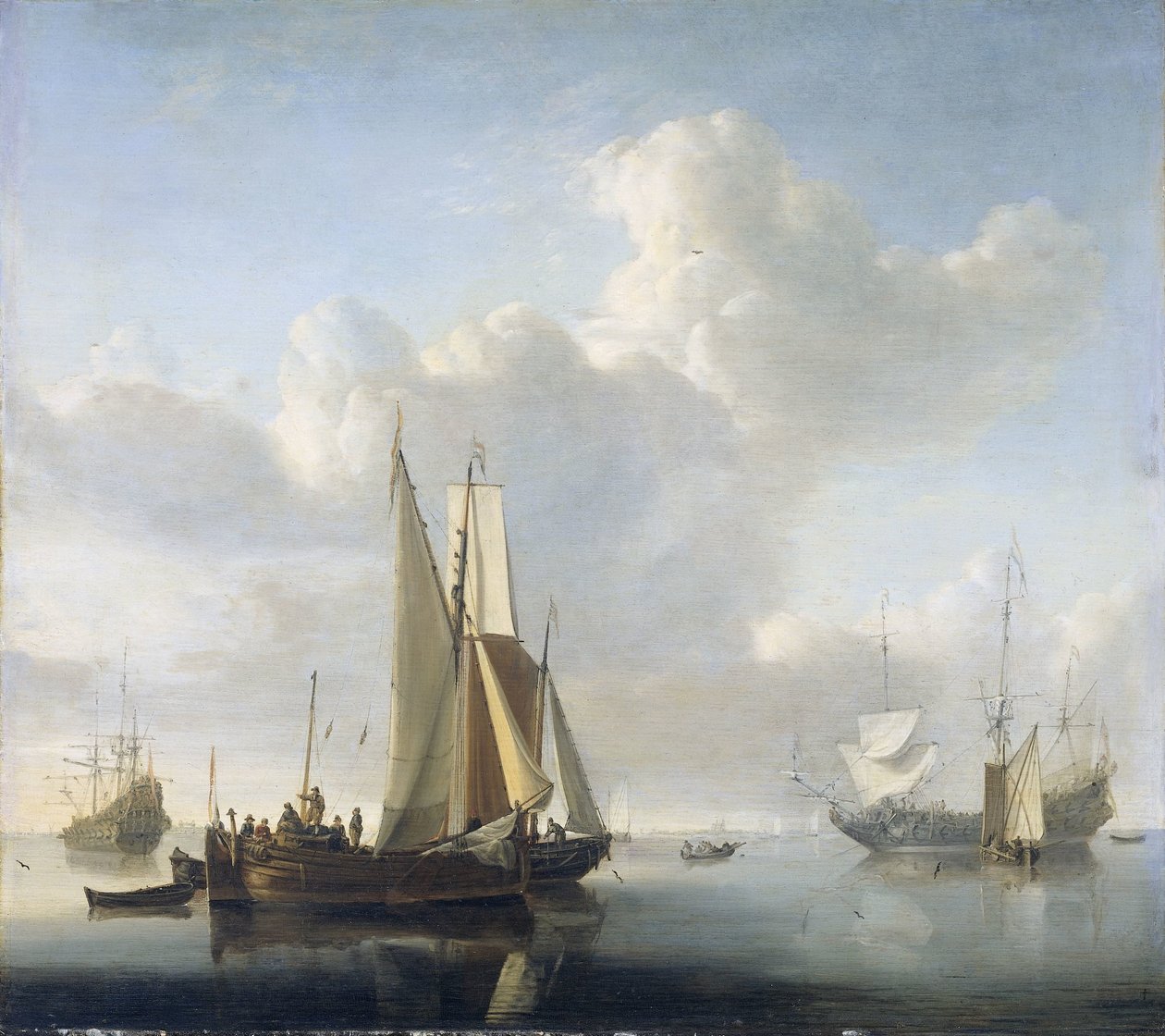 Navires au large de la côte - Willem van de Velde (II)