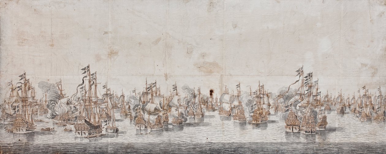 Bataille de Fehmarn - Willem van de Velde