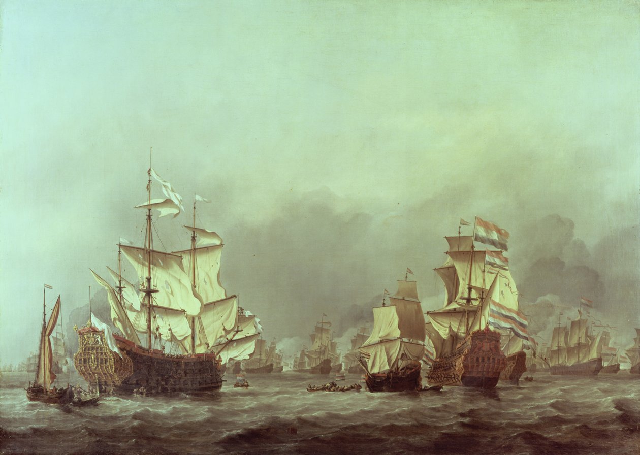 La reddition du Royal Prince, 3 juin 1666 - Willem van de Velde