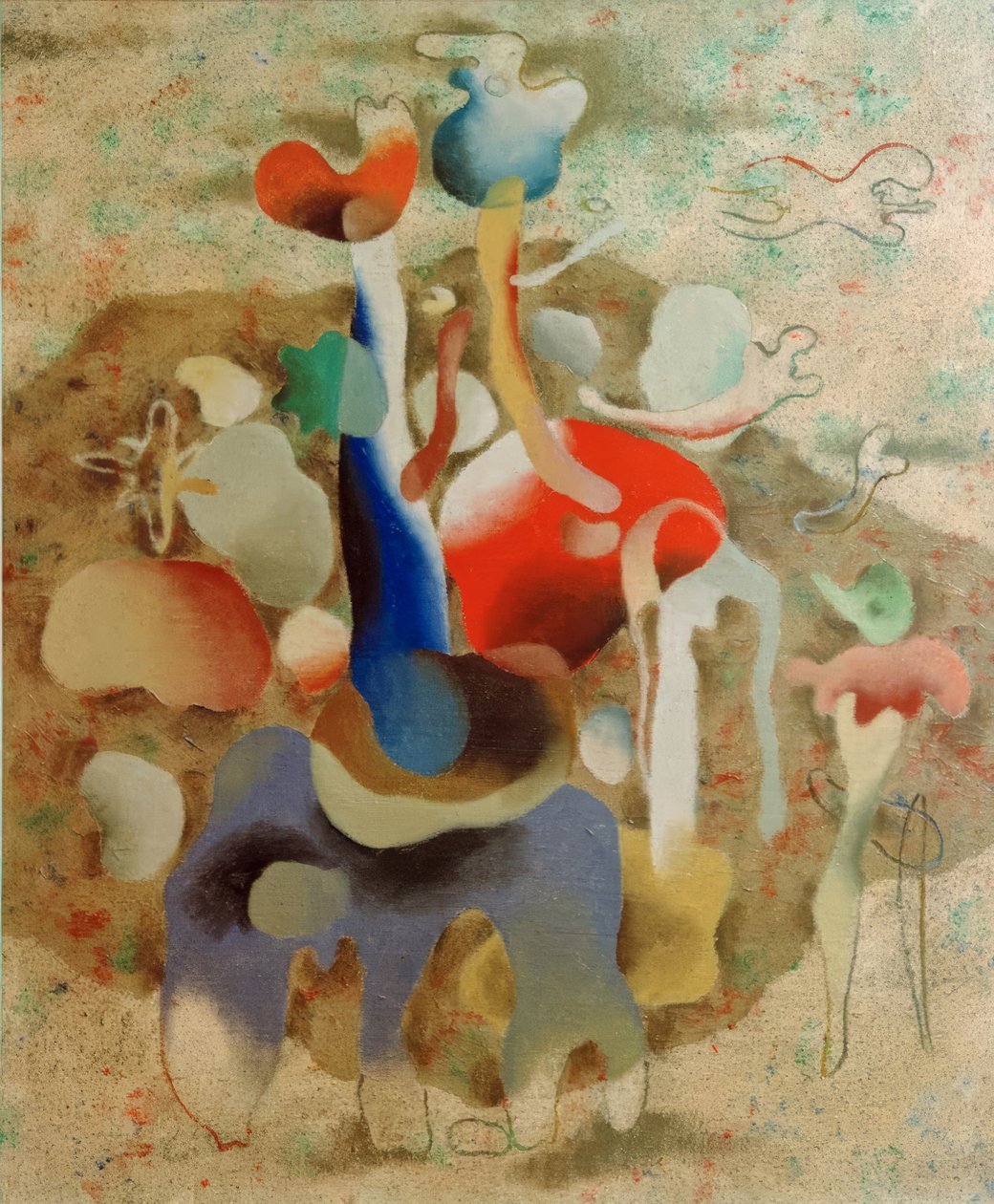 Steingarten II von Willi Baumeister