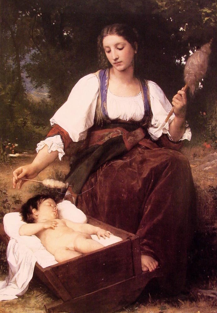 Berceuse - William Adolphe Bouguereau