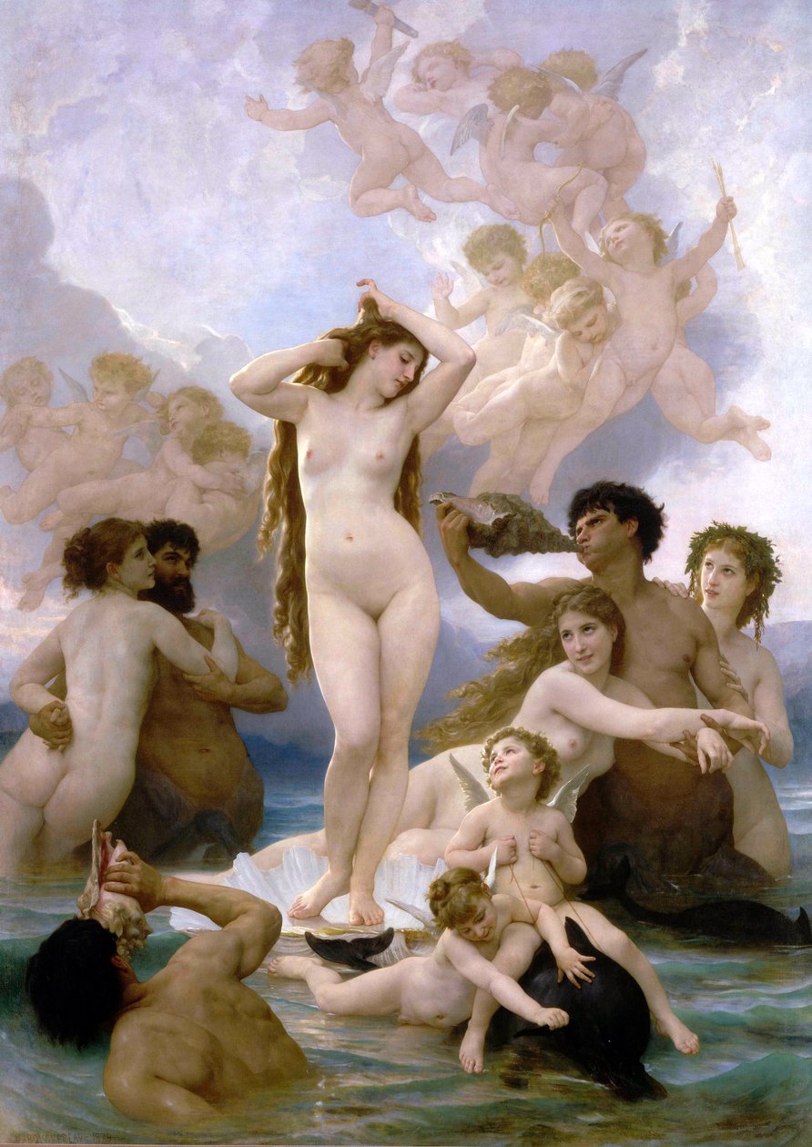 La Naissance de Vénus - William Adolphe Bouguereau