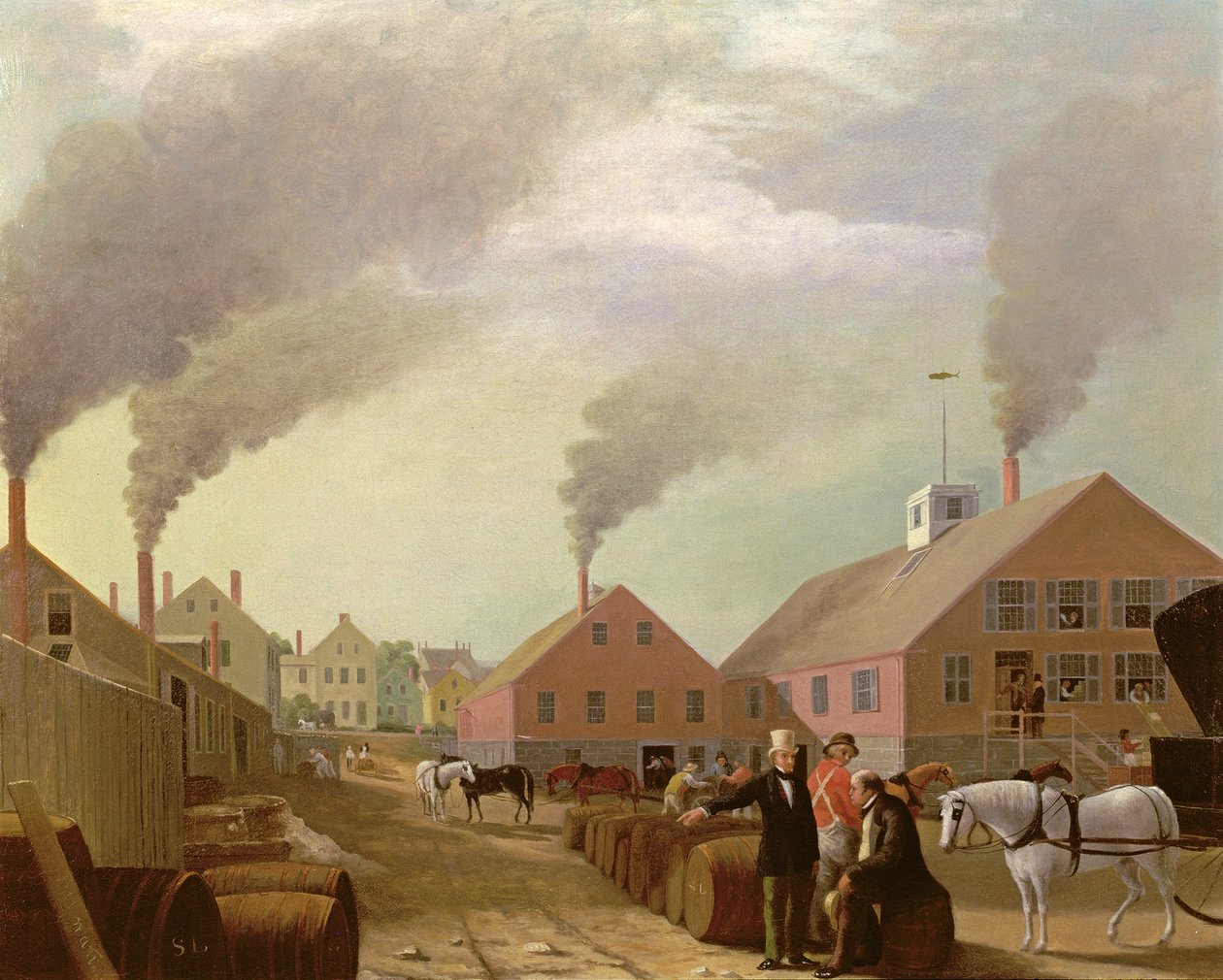 Leonard Oil Works - William Allen Wall
