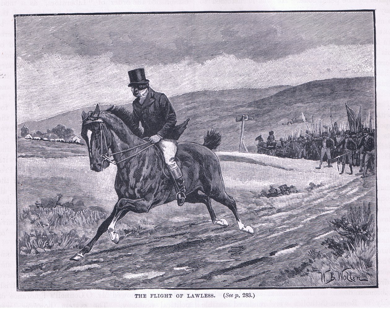 La fuite de Lawless - William Barnes Wollen