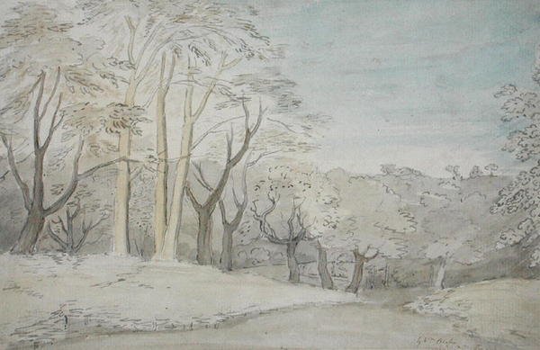 Paysage boisé, vers 1801 - William Blake