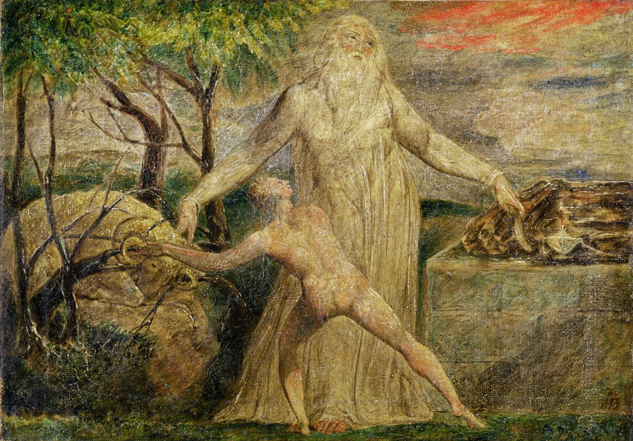 Abraham et Isaac, 1799-1800 - William Blake