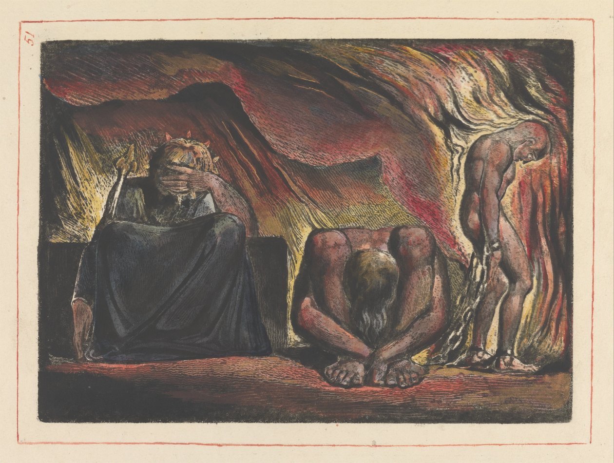 Jérusalem, Planche 51 - William Blake