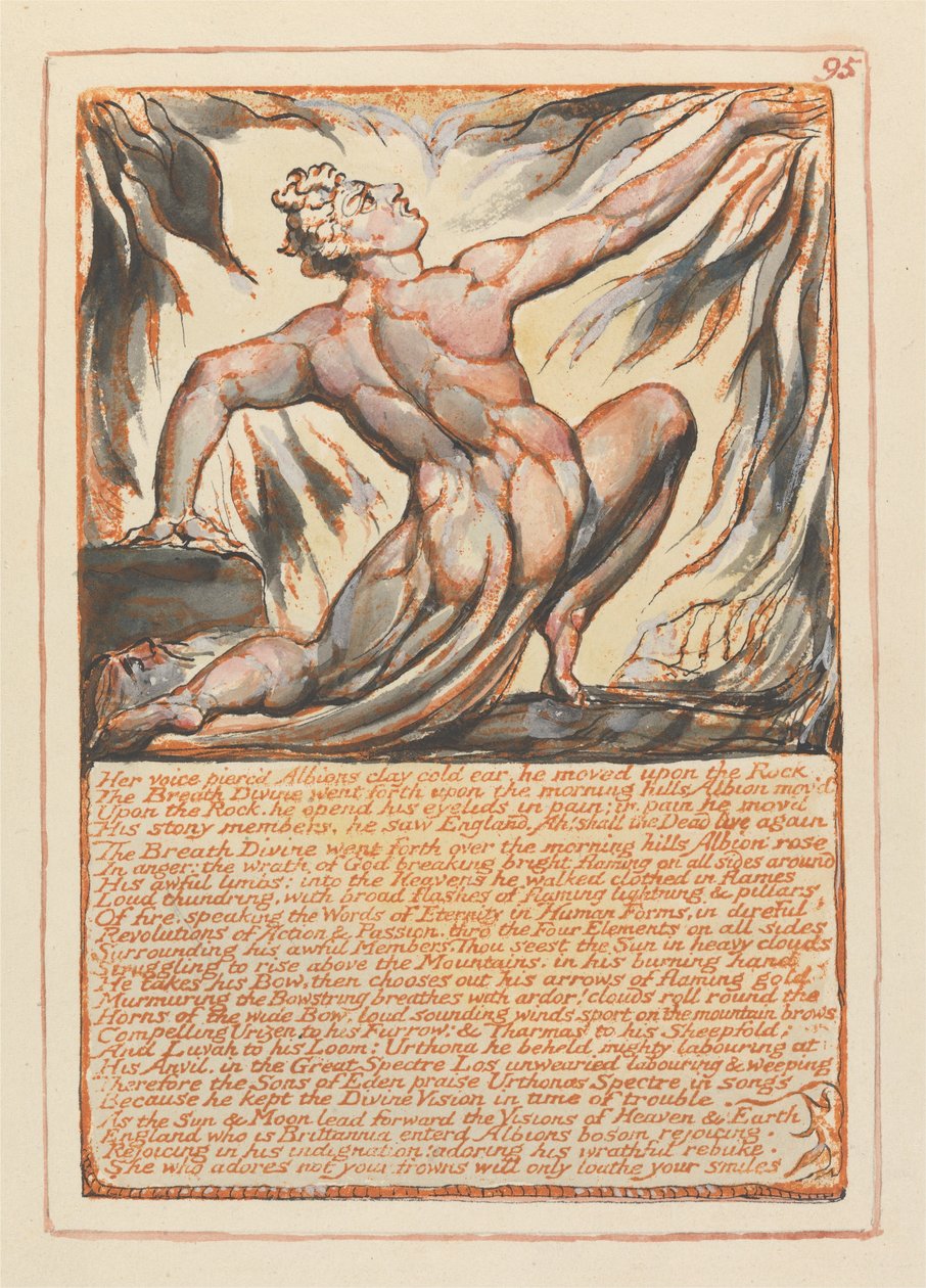 Jérusalem, Planche 95 - William Blake