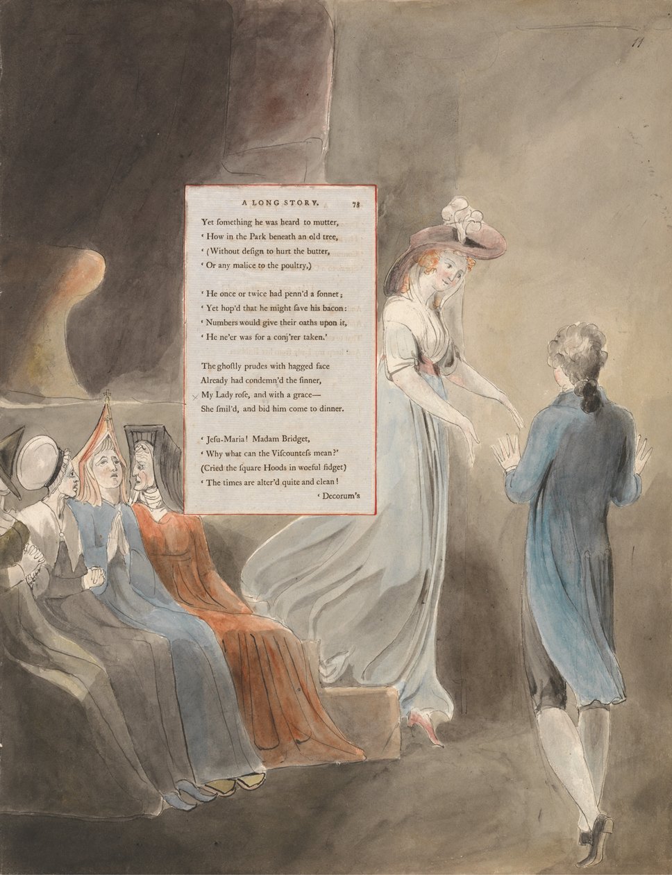 Les Poèmes de Thomas Gray, Design 33, Une Longue Histoire - William Blake