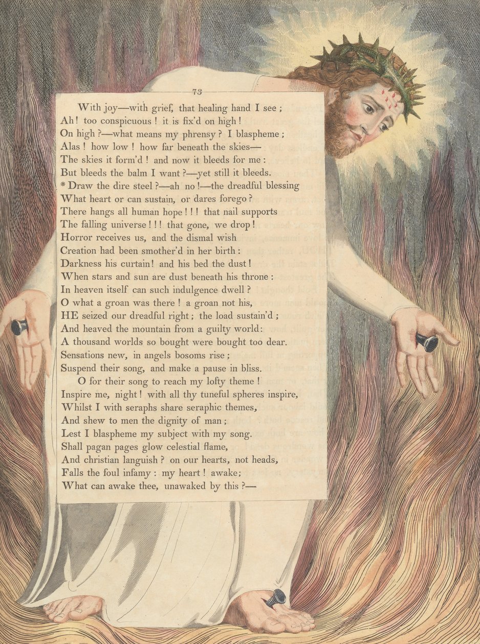 Les pensées nocturnes de Young, Page 73 - William Blake