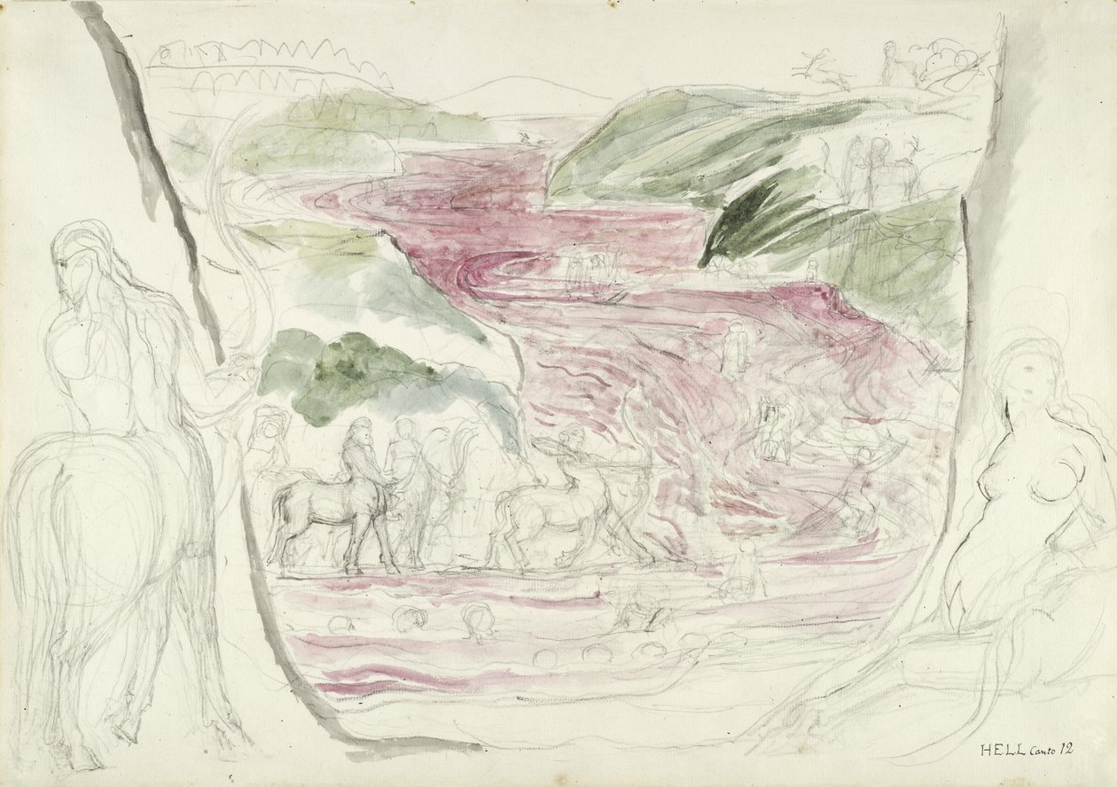 Illustration de la Divine Comédie de Dante Alighieri, 1824-27 - William Blake
