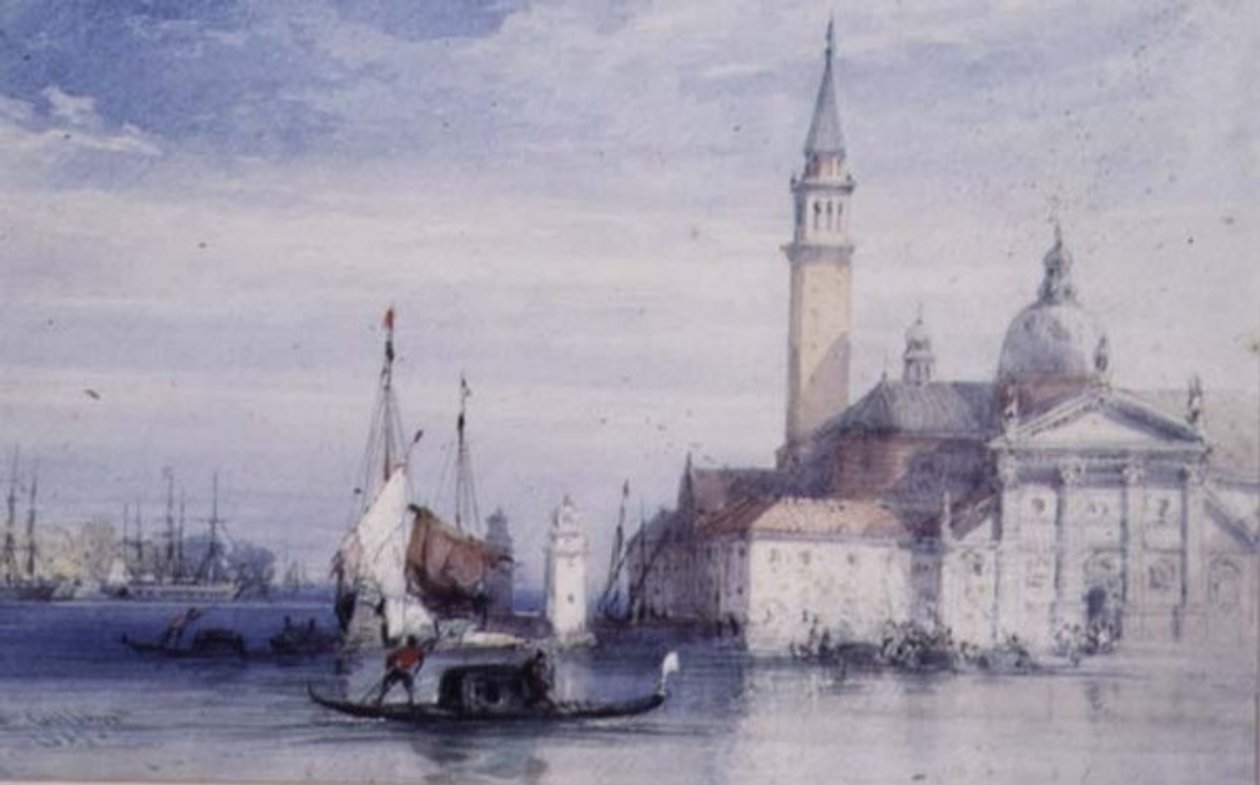 San Giorgio, Venise, 19e siècle - William Callow