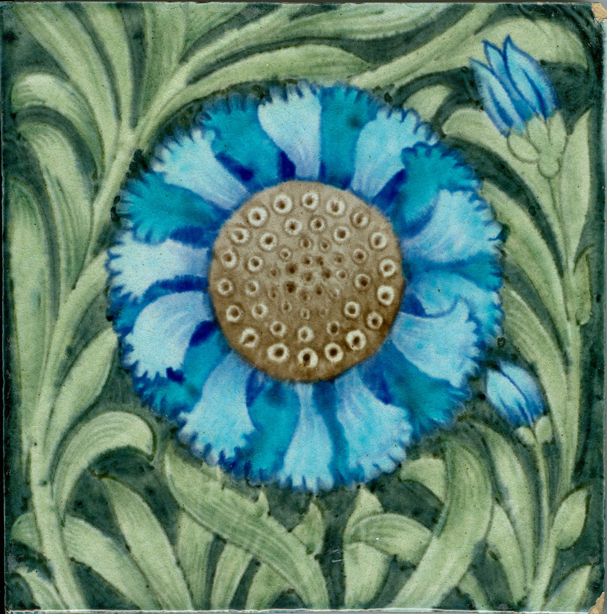 Carreau motif Marlborough - William de Morgan