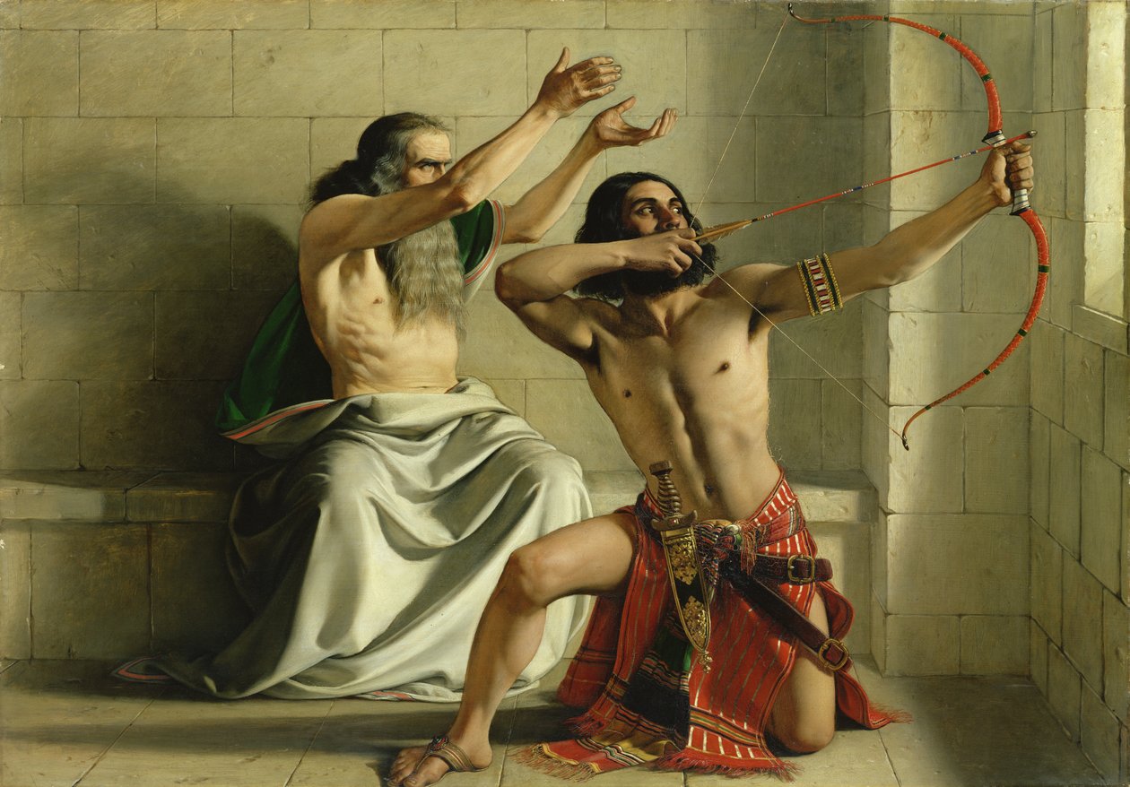 Joash tirant la flèche de la délivrance, 1844 - William Dyce