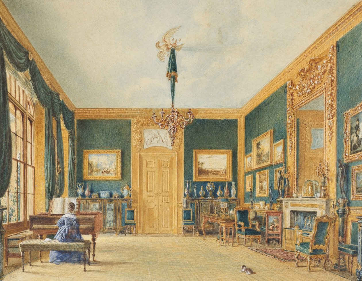 Le salon vert du comte d