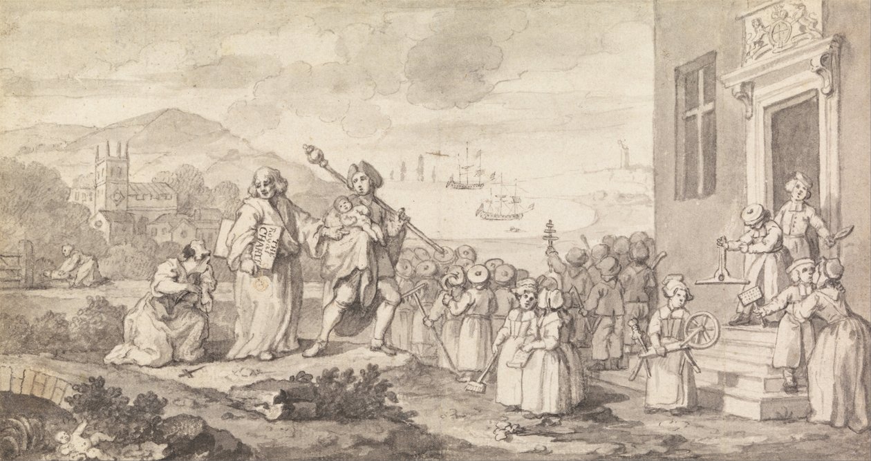 Étude pour les enfants trouvés - William Hogarth