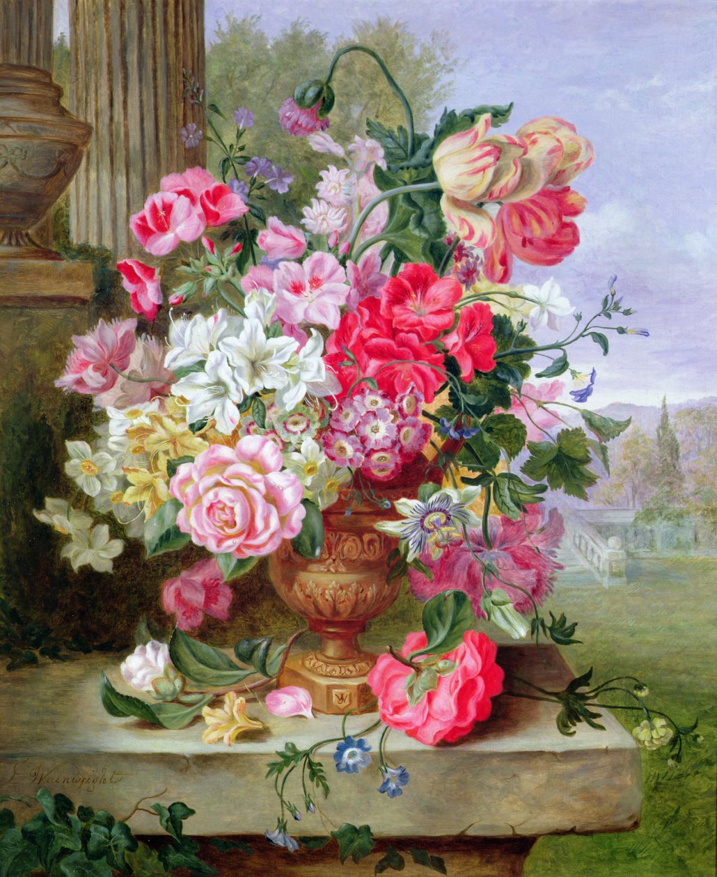 Nature morte de fleurs - John Wainwright