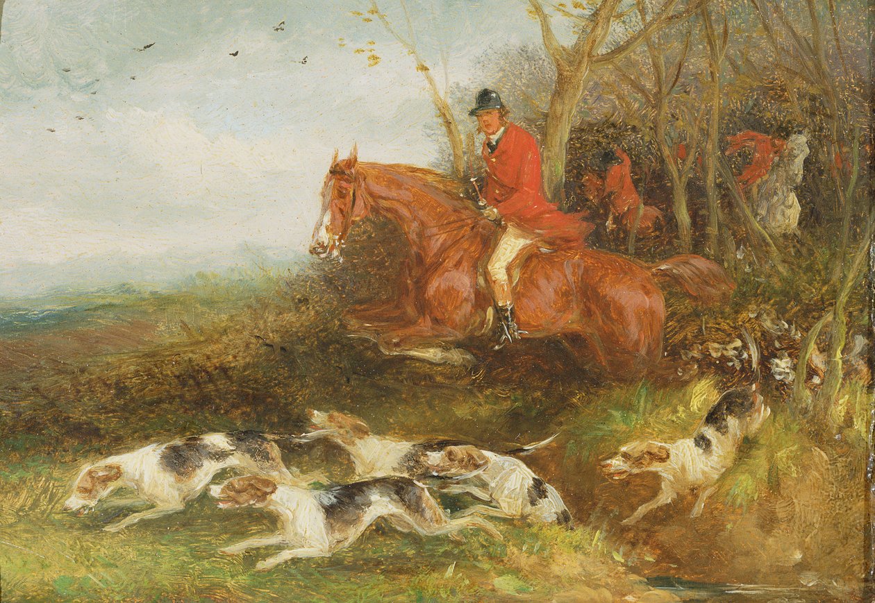 Chasse au renard : Sortie du couvert - William Joseph Shayer