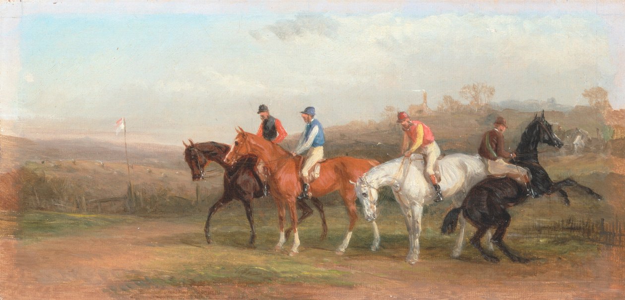 Steeplechasing - Au départ - William Joseph Shayer