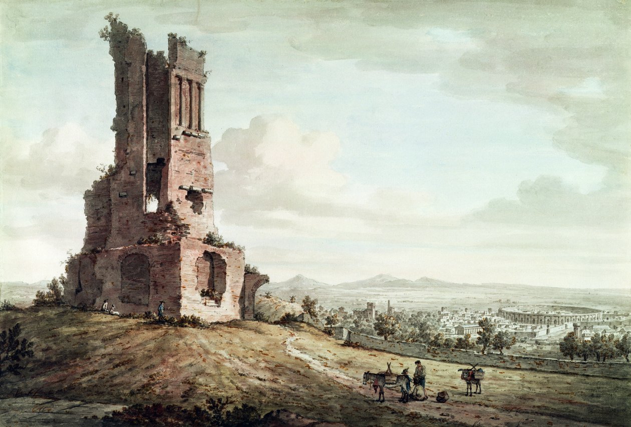 Nîmes, depuis la Tour Magne, c.1765-68 - William Marlow