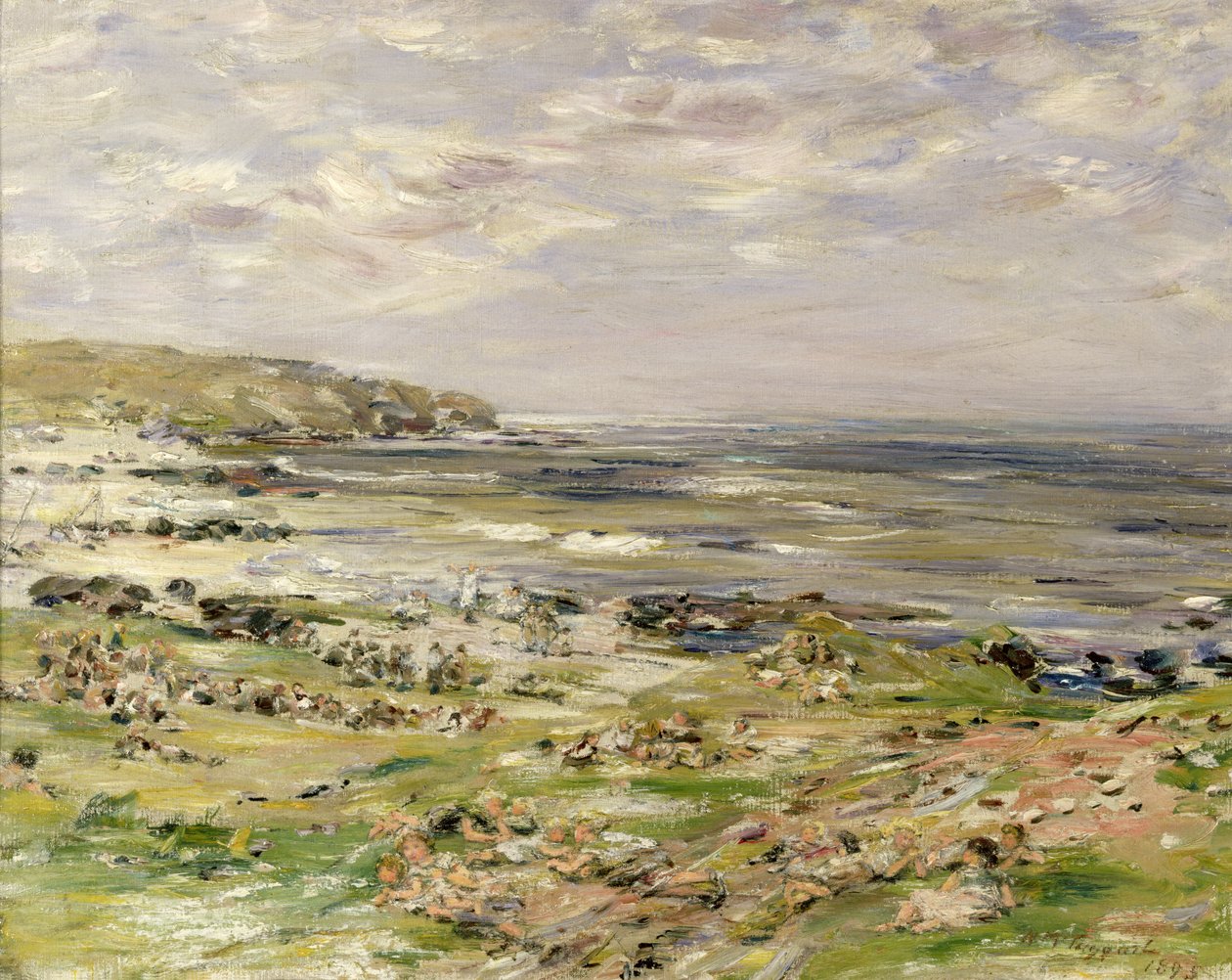 Étude pour la Prédication de Saint Columba, Iona, Hébrides Intérieures (détail) - William McTaggart