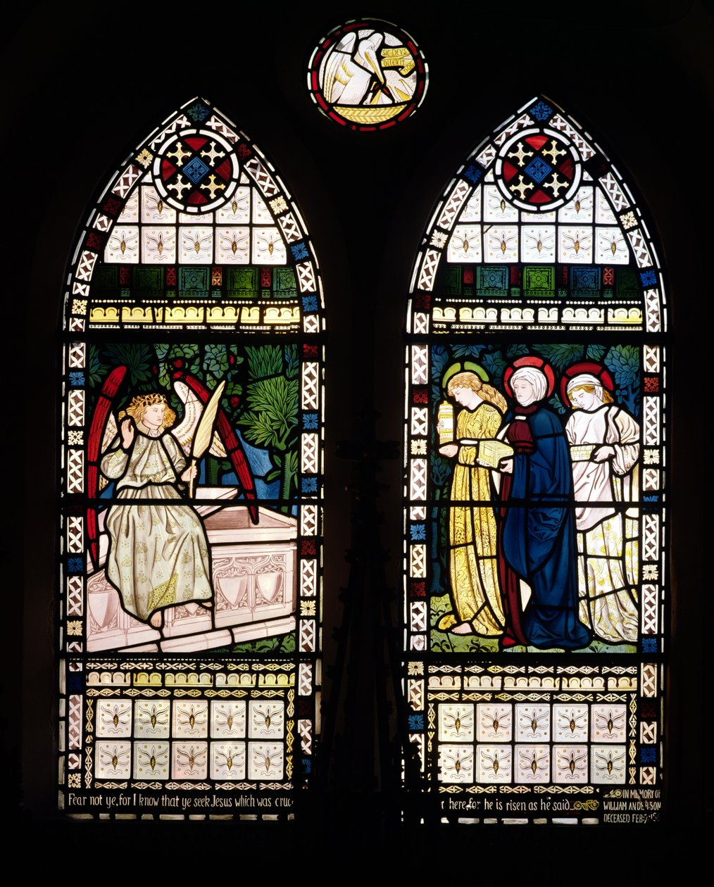Les trois Maries au sépulcre, 1862 - William Morris
