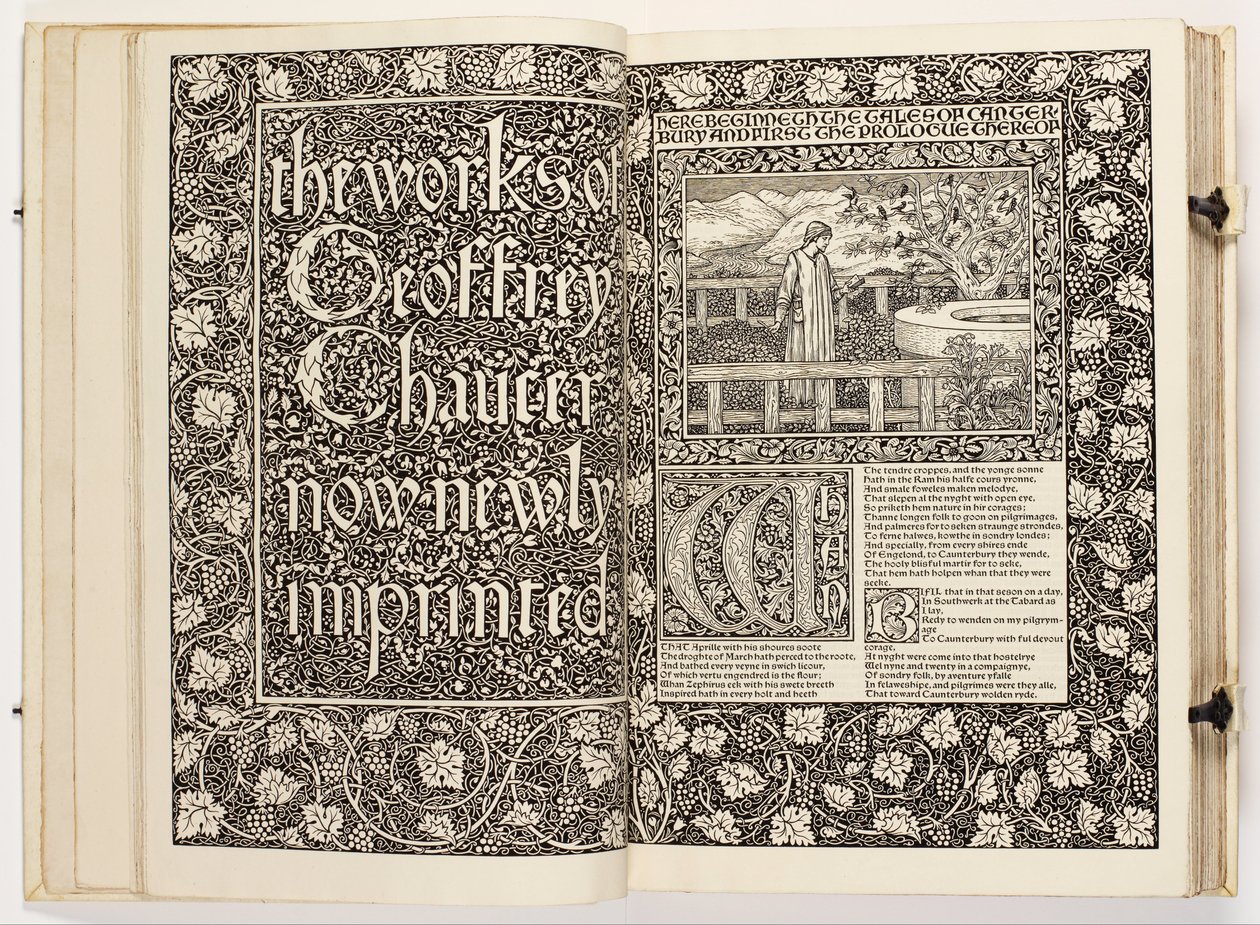 Les œuvres de Geoffrey Chaucer (Le Chaucer de Kelmscott) - William Morris