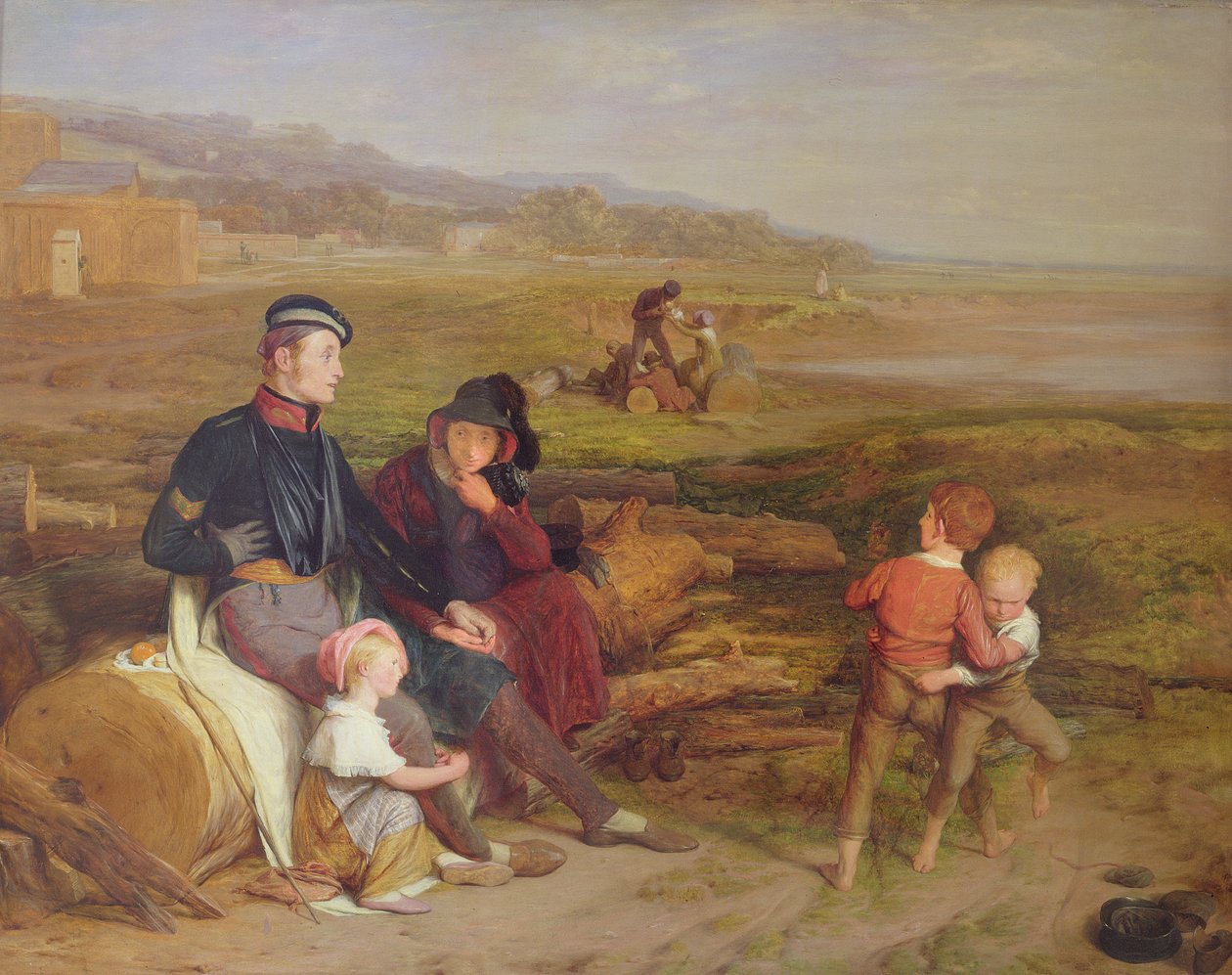 Le convalescent de la bataille de Waterloo, 1822 - William Mulready