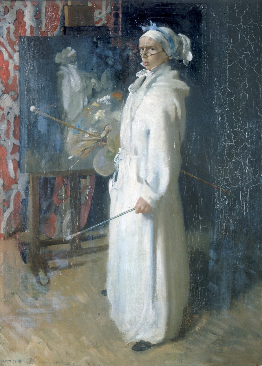Portrait de l'artiste, 1908 | William Orpen | Estampe d'art
