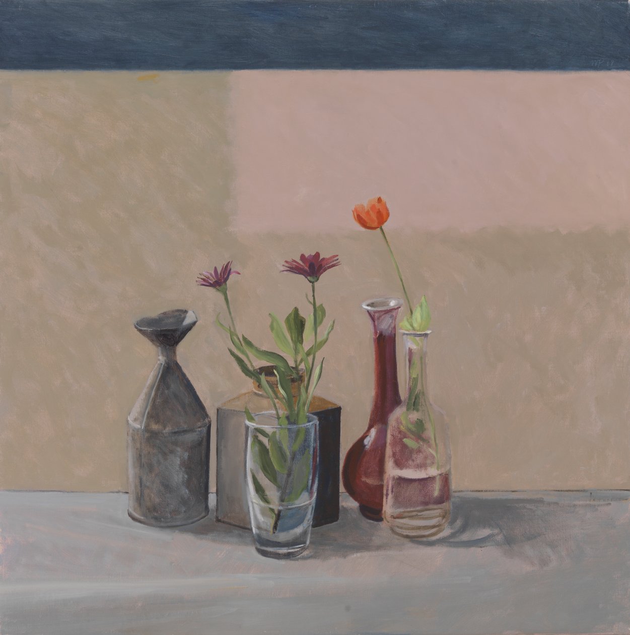 Coquelicot orange - Bouteilles et boîtes, 2008 - William Packer