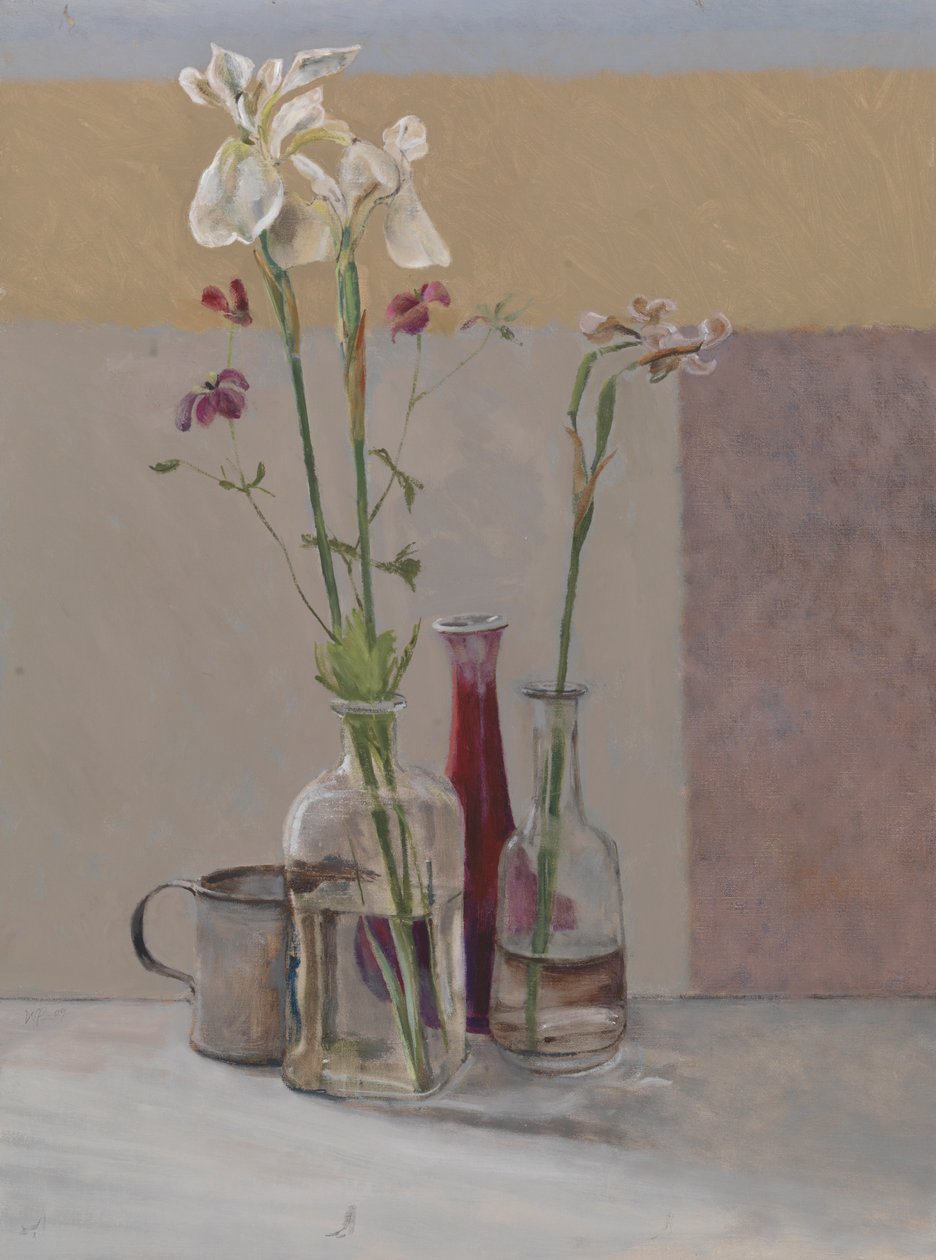 Grandes iris blanches - William Packer