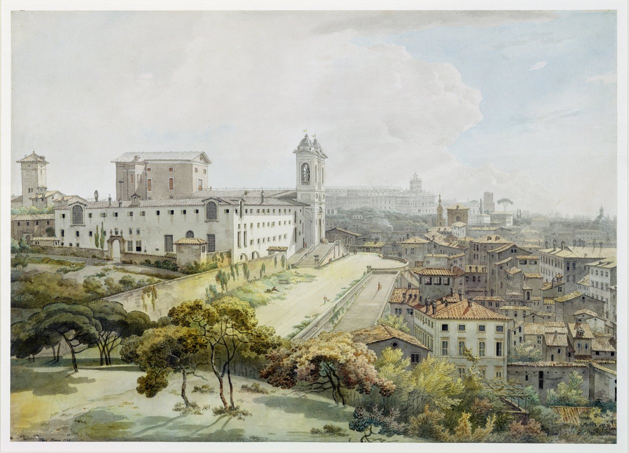 Vue de Rome prise du Pincio, 1776 - William Pars
