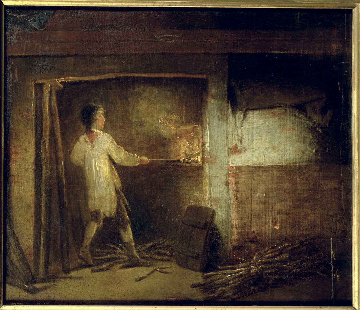 Cuisson de la poterie - William Redmore Bigg