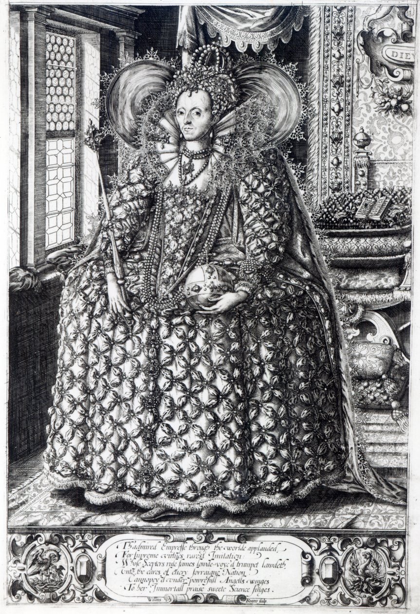 Portrait de la Reine Elizabeth I - William Rogers