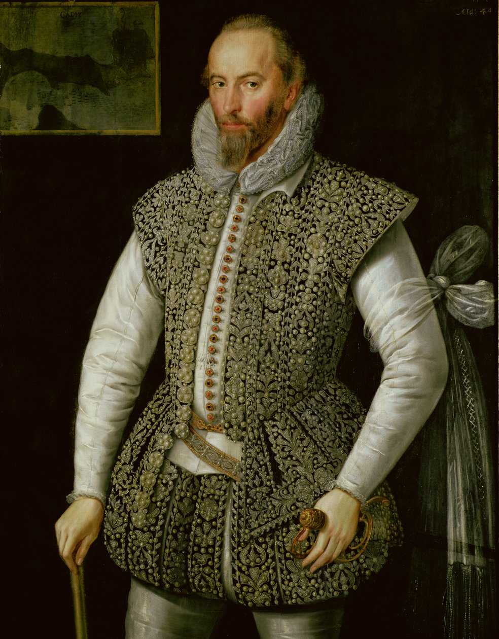 Portrait de Sir Walter Raleigh - William Segar