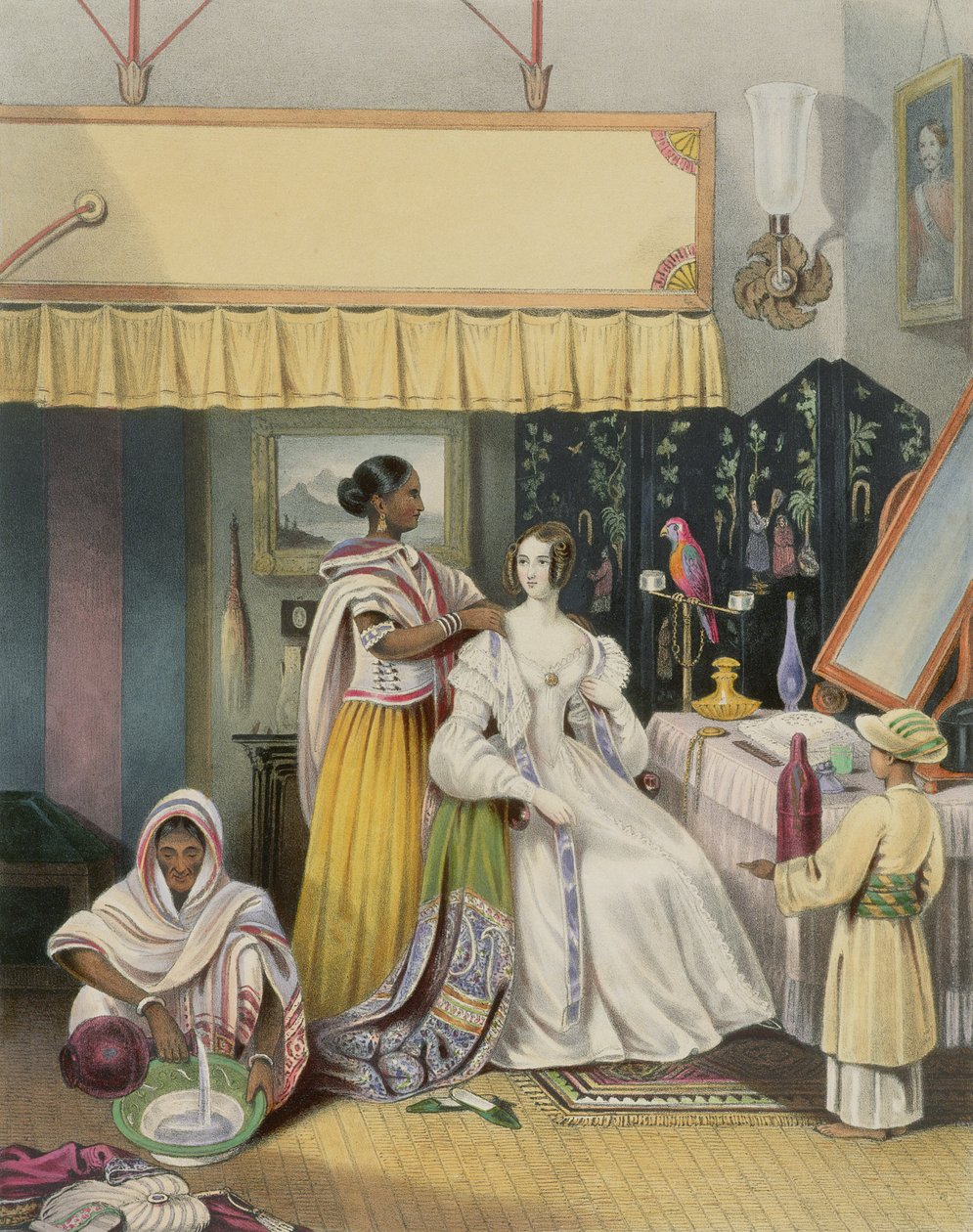 La toilette de la jeune fille, planche 2 de 