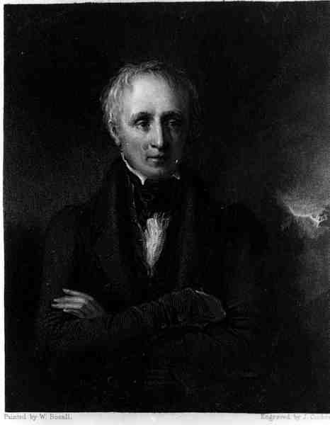 Portrait de William Wordsworth (1770-1850), gravé par J.Cochran - William after Boxall