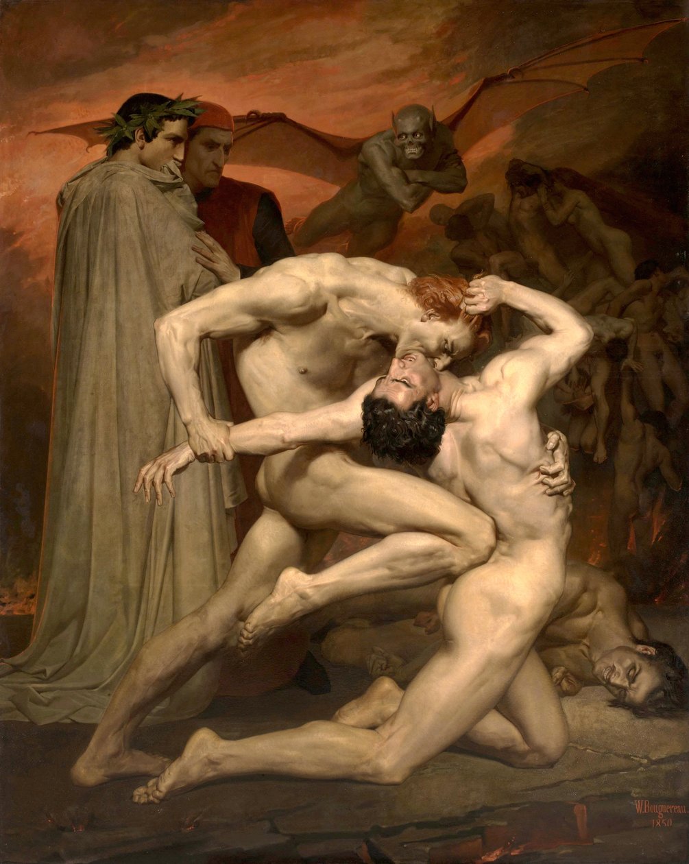 Dante et Virgile en enfer - William-Adolphe Bouguereau