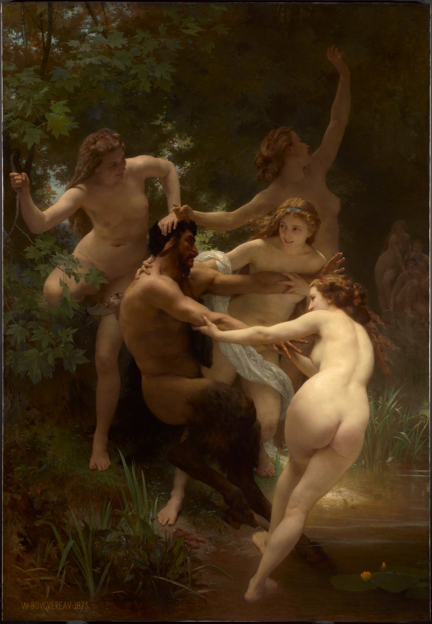 Nymphes et satyre - William-Adolphe Bouguereau