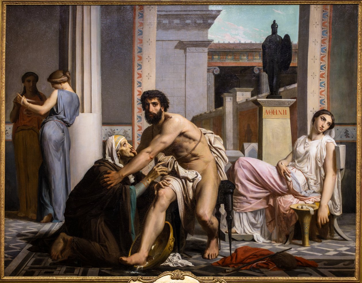 Ulysse reconnu par sa nourrice à son retour de Troie - William Adolphe Bouguereau