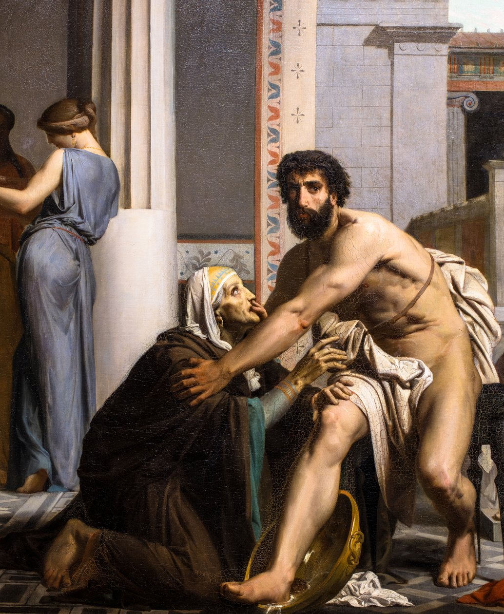 Ulysse reconnu par sa nourrice à son retour de Troie - William Adolphe Bouguereau