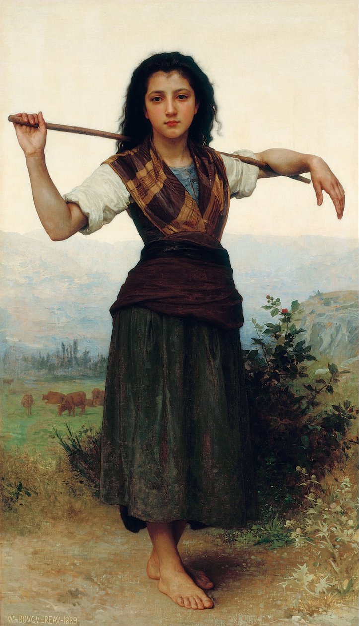 La Petite Bergère - William-Adolphe Bouguereau