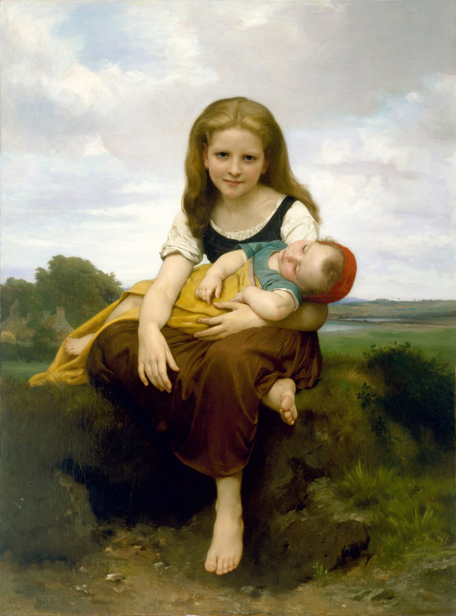 La sœur aînée - William Adolphe Bouguereau
