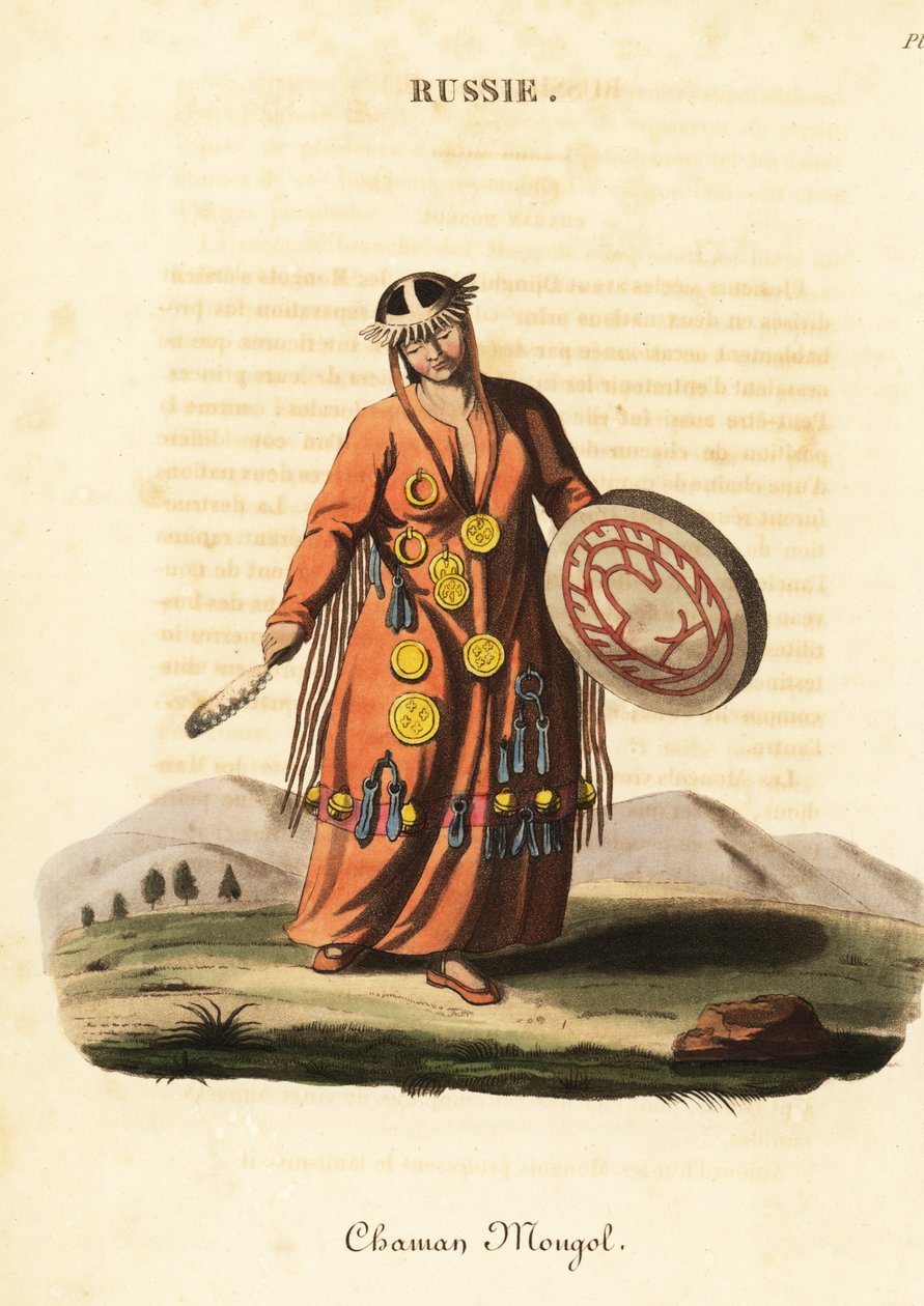 Magicienne ou chamane, peuple mongol - William (after) Alexander