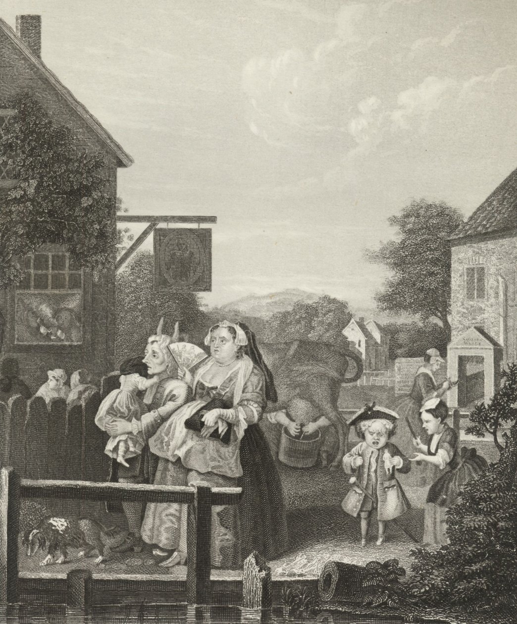 Soirée - Londres - William (after) Hogarth