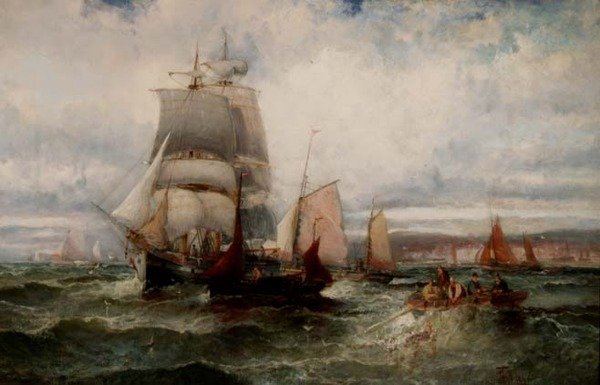 Au large de la côte sud - William A. Thornley or Thornbery
