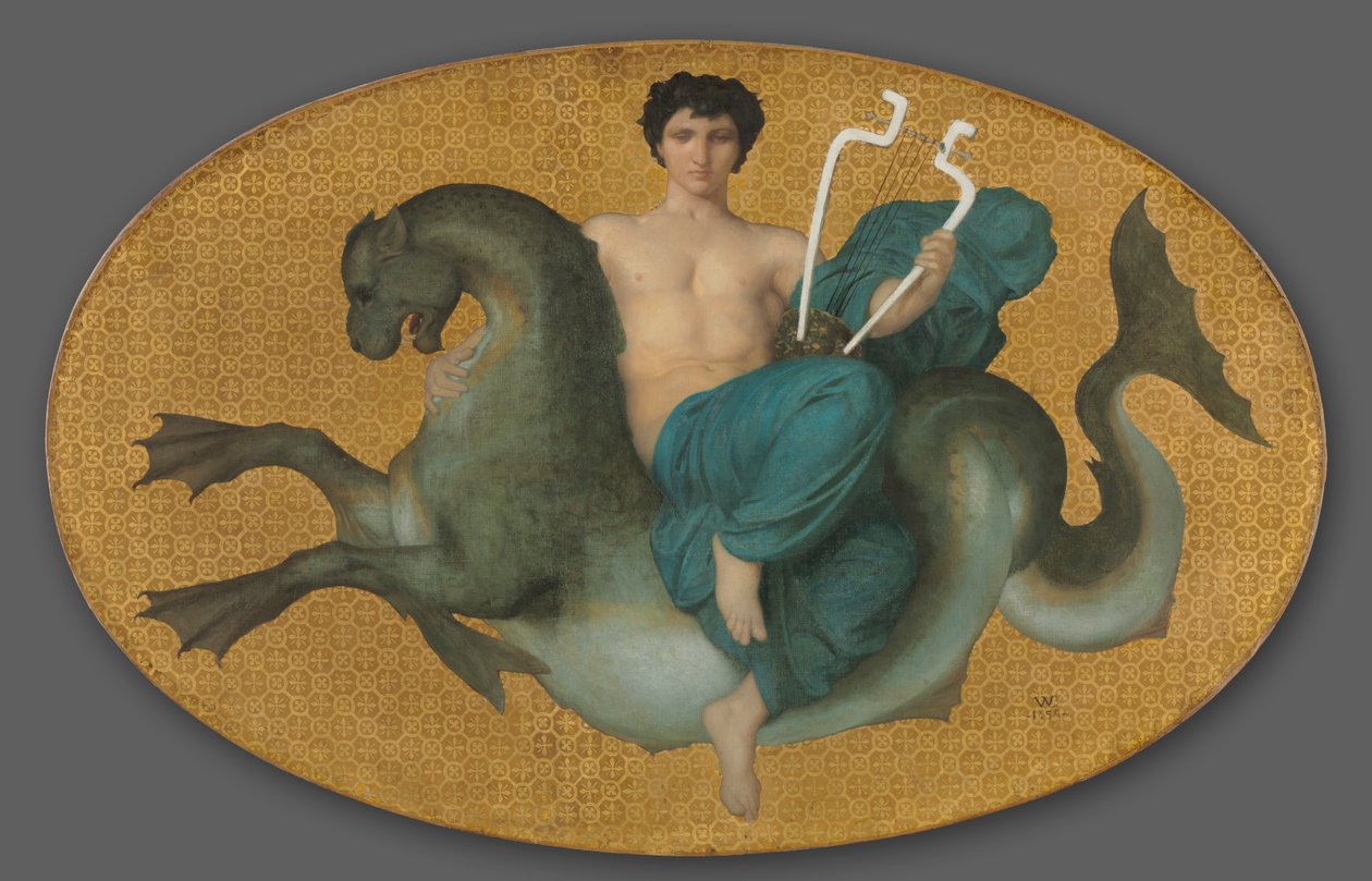 Arion sur un cheval de mer, 1855 - William Adolphe Bouguereau
