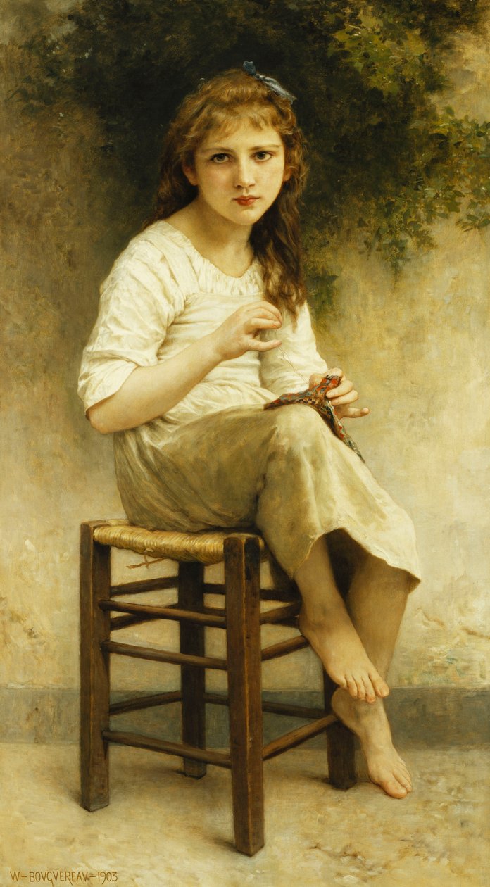 Pensées oisives - William Adolphe Bouguereau
